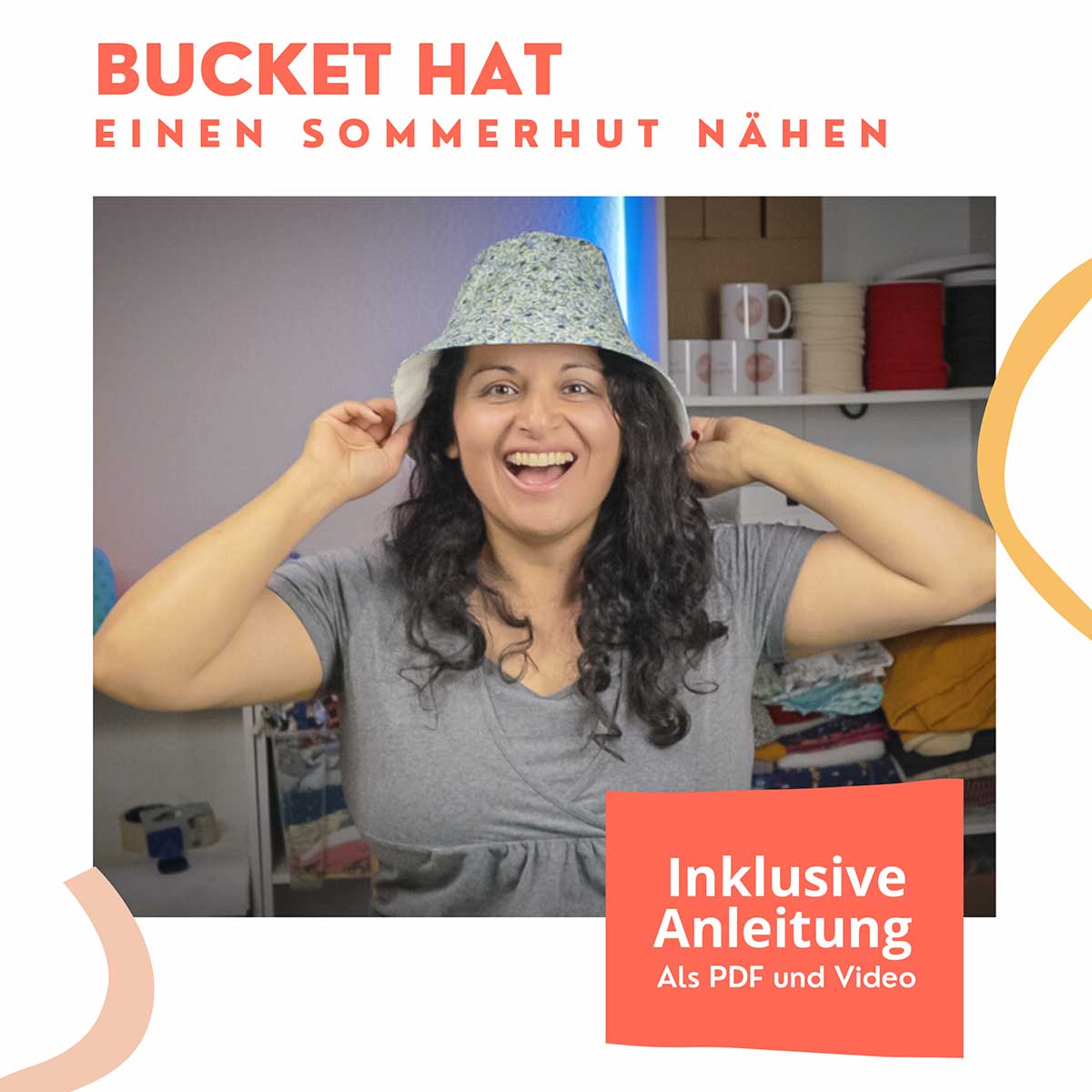 AmaWiis Bucket Hat - Schnittmuster